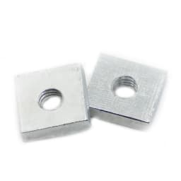 M3 M4 M5 M6 M8 Zinc Plated Carbon Steel Thin Quadrangle Block Square Nut DIN562