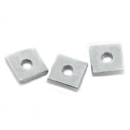 M3 M4 M5 M6 M8 Zinc Plated Carbon Steel Thin Quadrangle Block Square Nut DIN562