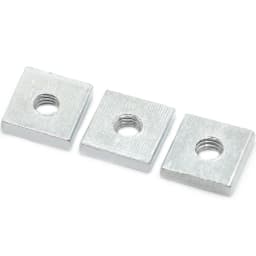 M3 M4 M5 M6 M8 Zinc Plated Carbon Steel Thin Quadrangle Block Square Nut DIN562