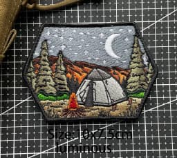 NEW Design Mountaineering EXPLORE Adventure 3D Embroidery Patch Off-Road Travel Car DIY Morale Magic Armband With Backpack Patch