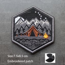 NEW Design Mountaineering EXPLORE Adventure 3D Embroidery Patch Off-Road Travel Car DIY Morale Magic Armband With Backpack Patch
