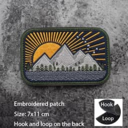 NEW Design Mountaineering EXPLORE Adventure 3D Embroidery Patch Off-Road Travel Car DIY Morale Magic Armband With Backpack Patch