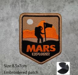 NEW Design Mountaineering EXPLORE Adventure 3D Embroidery Patch Off-Road Travel Car DIY Morale Magic Armband With Backpack Patch