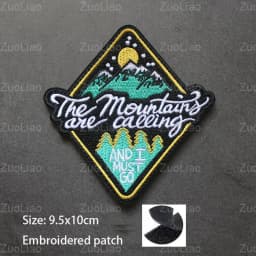 NEW Design Mountaineering EXPLORE Adventure 3D Embroidery Patch Off-Road Travel Car DIY Morale Magic Armband With Backpack Patch