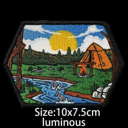 NEW Design Mountaineering EXPLORE Adventure 3D Embroidery Patch Off-Road Travel Car DIY Morale Magic Armband With Backpack Patch