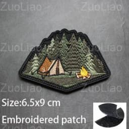 NEW Design Mountaineering EXPLORE Adventure 3D Embroidery Patch Off-Road Travel Car DIY Morale Magic Armband With Backpack Patch