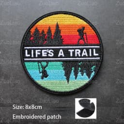 NEW Design Mountaineering EXPLORE Adventure 3D Embroidery Patch Off-Road Travel Car DIY Morale Magic Armband With Backpack Patch