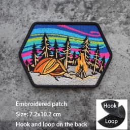 NEW Design Mountaineering EXPLORE Adventure 3D Embroidery Patch Off-Road Travel Car DIY Morale Magic Armband With Backpack Patch