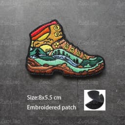 NEW Design Mountaineering EXPLORE Adventure 3D Embroidery Patch Off-Road Travel Car DIY Morale Magic Armband With Backpack Patch