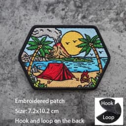 NEW Design Mountaineering EXPLORE Adventure 3D Embroidery Patch Off-Road Travel Car DIY Morale Magic Armband With Backpack Patch