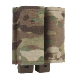 FAST 9MM Pistol Single/Double Magazine Pouch Tactical MOLLE Mag Pouch with Quick Release Kydex Insert for GL M9 P226 HK USP