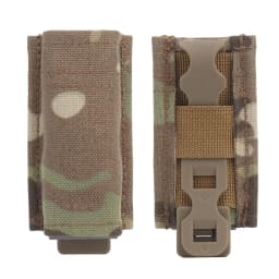 FAST 9MM Pistol Single/Double Magazine Pouch Tactical MOLLE Mag Pouch with Quick Release Kydex Insert for GL M9 P226 HK USP
