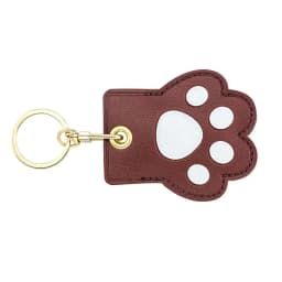 Leather Strawberry Lemon Keychain Case Holder Fashion Women Car Key Ring Charm Bag Car Pendant Gift Anti-lost Pet Dog Cat Collar