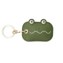 Leather Strawberry Lemon Keychain Case Holder Fashion Women Car Key Ring Charm Bag Car Pendant Gift Anti-lost Pet Dog Cat Collar