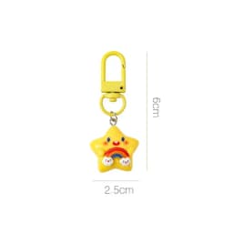Leather Strawberry Lemon Keychain Case Holder Fashion Women Car Key Ring Charm Bag Car Pendant Gift Anti-lost Pet Dog Cat Collar