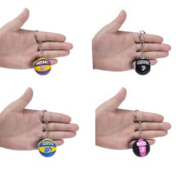 Curry Basketball Keychain Car Key Ring All Star Fan Key Chain Ball Shape Bag Pendant Jewelry Lover Trinket Best Gift Accessories