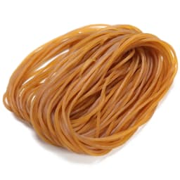 100/200Pcs Office Daily Use Rubber Band 70*1.4mm Yellow Elastic Bands High Elasticity Packaging Supplies