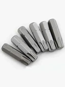 1 Inch T6 T7 T8 T9 T10 T15 Torx Screwdriver Bit Set S2 Steel 1/4 Inch 6.35mm Hex Shank Electric Screwdriver Bits For Power Tools