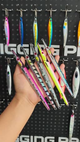 JIGGINGPRO 40g 60g 80g 100g 150g 3D Print Needle Jig Speed Jigs Saltwater Jigging Lure