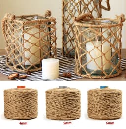 Natural Vintage Jute Rope String 1/2/3/4/5/6/8/10mm DIY Jute Cord Twine Ribbon Crafts Sewing Handwork Gift Wrap Home Decoration