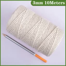 Natural Vintage Jute Rope String 1/2/3/4/5/6/8/10mm DIY Jute Cord Twine Ribbon Crafts Sewing Handwork Gift Wrap Home Decoration