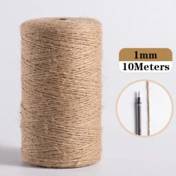 Natural Vintage Jute Rope String 1/2/3/4/5/6/8/10mm DIY Jute Cord Twine Ribbon Crafts Sewing Handwork Gift Wrap Home Decoration