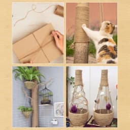 Natural Vintage Jute Rope String 1/2/3/4/5/6/8/10mm DIY Jute Cord Twine Ribbon Crafts Sewing Handwork Gift Wrap Home Decoration