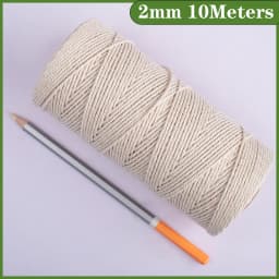 Natural Vintage Jute Rope String 1/2/3/4/5/6/8/10mm DIY Jute Cord Twine Ribbon Crafts Sewing Handwork Gift Wrap Home Decoration