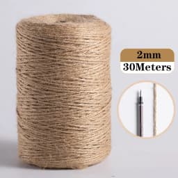 Natural Vintage Jute Rope String 1/2/3/4/5/6/8/10mm DIY Jute Cord Twine Ribbon Crafts Sewing Handwork Gift Wrap Home Decoration