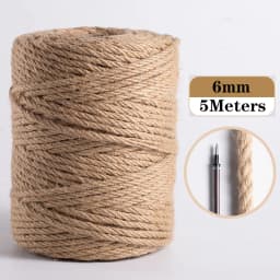Natural Vintage Jute Rope String 1/2/3/4/5/6/8/10mm DIY Jute Cord Twine Ribbon Crafts Sewing Handwork Gift Wrap Home Decoration