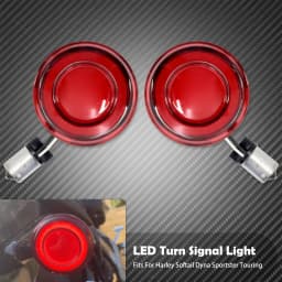 Motorcycle Turn Signal Conversions LED Panel Light 1156 1157 Bullet Style For Harley Sportster Touring Breakout Fat Boy Softail