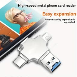 4in1 Multi-function Mobile Phone Four-in-one Multi-function OTG Adapter TF Card Reader usb card reader  card reader usb 3.0