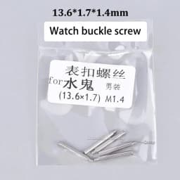 Watch Strap Screw Buckle Screw for Rolex Daytona Submariner Stainless Steel Watchband Slotted Screws Rod Shaft Watch Buckle Bolt