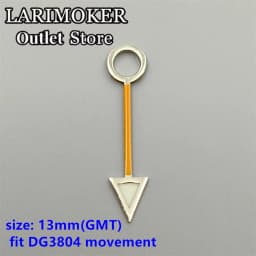 LARIMOKER Luminous GMT Watch Hands Fit Mingzhu DG 3804 NH34 ETA2836-2 Movement