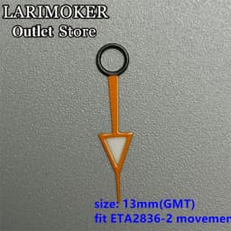 LARIMOKER Luminous GMT Watch Hands Fit Mingzhu DG 3804 NH34 ETA2836-2 Movement