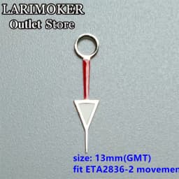 LARIMOKER Luminous GMT Watch Hands Fit Mingzhu DG 3804 NH34 ETA2836-2 Movement