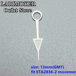 LARIMOKER Luminous GMT Watch Hands Fit Mingzhu DG 3804 NH34 ETA2836-2 Movement