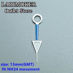 LARIMOKER Luminous GMT Watch Hands Fit Mingzhu DG 3804 NH34 ETA2836-2 Movement