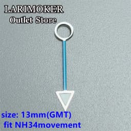 LARIMOKER Luminous GMT Watch Hands Fit Mingzhu DG 3804 NH34 ETA2836-2 Movement