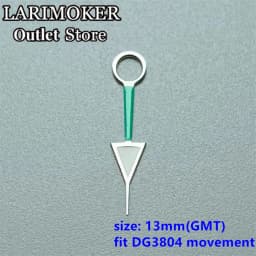 LARIMOKER Luminous GMT Watch Hands Fit Mingzhu DG 3804 NH34 ETA2836-2 Movement