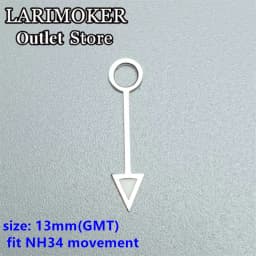 LARIMOKER Luminous GMT Watch Hands Fit Mingzhu DG 3804 NH34 ETA2836-2 Movement