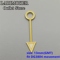 LARIMOKER Luminous GMT Watch Hands Fit Mingzhu DG 3804 NH34 ETA2836-2 Movement