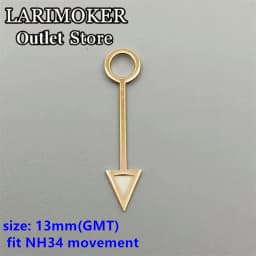 LARIMOKER Luminous GMT Watch Hands Fit Mingzhu DG 3804 NH34 ETA2836-2 Movement