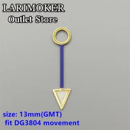 LARIMOKER Luminous GMT Watch Hands Fit Mingzhu DG 3804 NH34 ETA2836-2 Movement