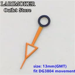 LARIMOKER Luminous GMT Watch Hands Fit Mingzhu DG 3804 NH34 ETA2836-2 Movement