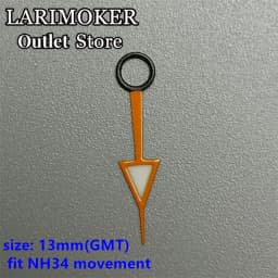 LARIMOKER Luminous GMT Watch Hands Fit Mingzhu DG 3804 NH34 ETA2836-2 Movement