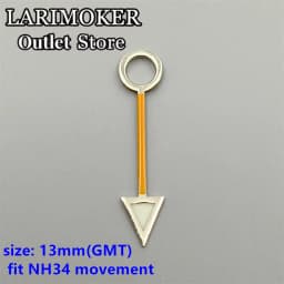 LARIMOKER Luminous GMT Watch Hands Fit Mingzhu DG 3804 NH34 ETA2836-2 Movement