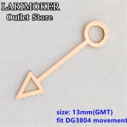 LARIMOKER Luminous GMT Watch Hands Fit Mingzhu DG 3804 NH34 ETA2836-2 Movement
