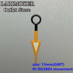 LARIMOKER Luminous GMT Watch Hands Fit Mingzhu DG 3804 NH34 ETA2836-2 Movement
