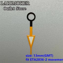 LARIMOKER Luminous GMT Watch Hands Fit Mingzhu DG 3804 NH34 ETA2836-2 Movement